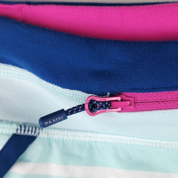 Ivivva by Lululemon Striped Workout Athletic Lined Shorts sz 12 - Picture 4 of 8